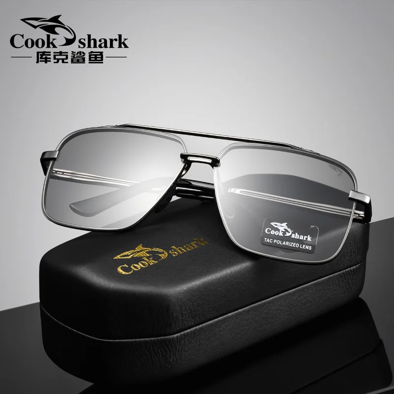 Cook shark 2020新しい偏光サングラスサングラスヒップスター