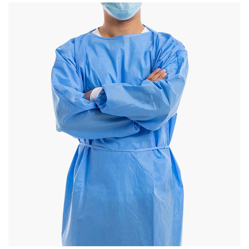 Disposable Breathable Dustproof Water Resist Work Isolation Clothing Gown Dental Anti-oil Stain Nursing Gown Labour Overall Suit work coverall suit disposable isolation gown