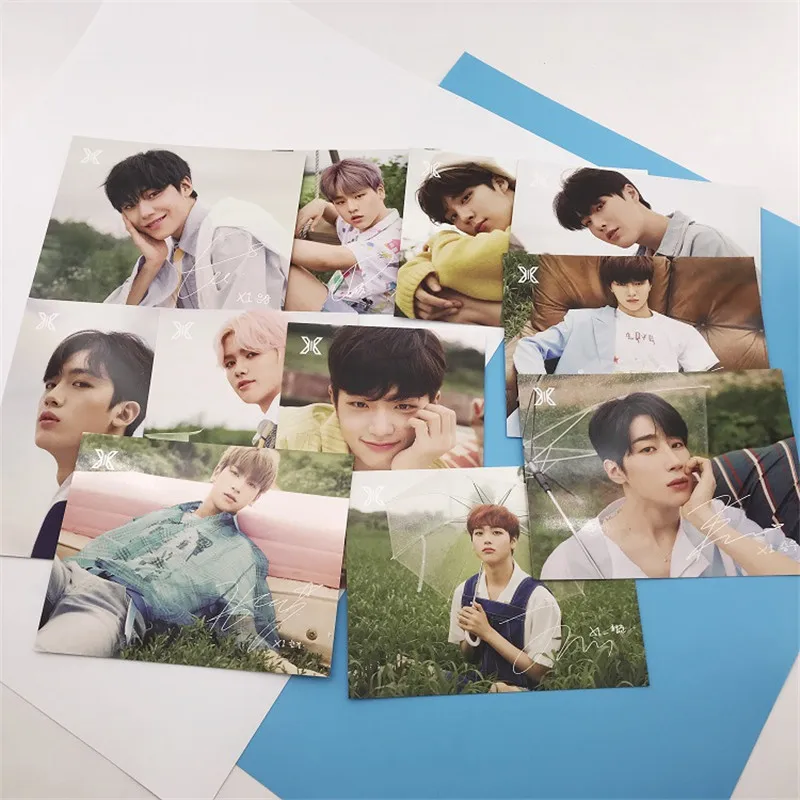 KPOP Produce 101x1 альбом Quantum Leap Prime Show-con Flash LOMO Card открытка фото карты вентиляторы подарок 195x145 мм
