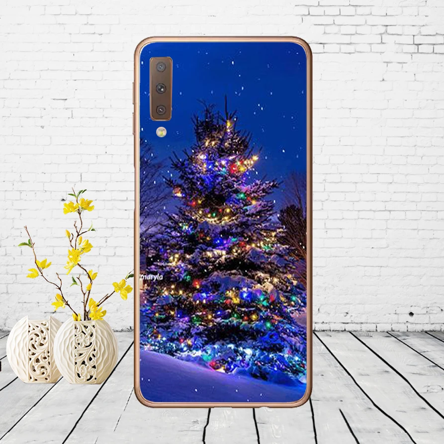 Чехол для samsung Galaxy A7 силиконовый чехол для телефона с принтом чехол-накладка на заднюю крышку для samsung A7 A750 A750F 6,0 дюймов