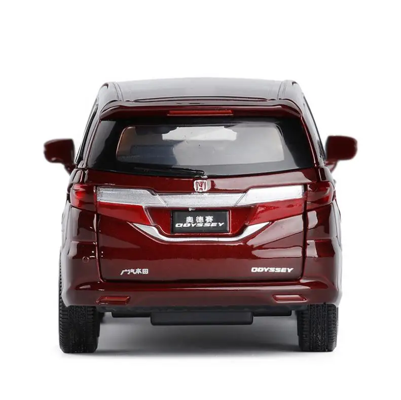 Высокая симуляция 1:32 Honda Odyssey сплав оттяните назад модель автомобиля, коммерческий автомобиль 6 двери раздвижные двери функция