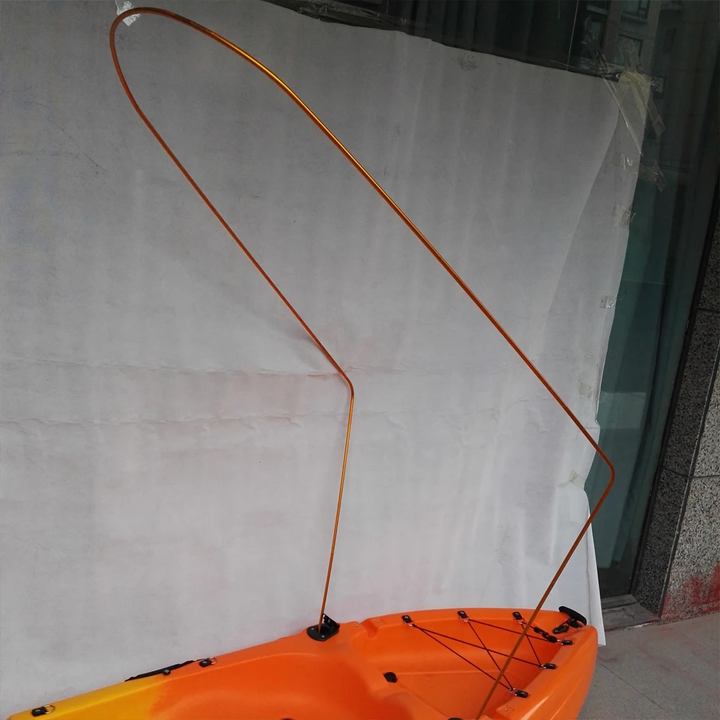

Single Kayak Sun Shade Awning - Tarp + Folding Rod + Elastic Securing Leash