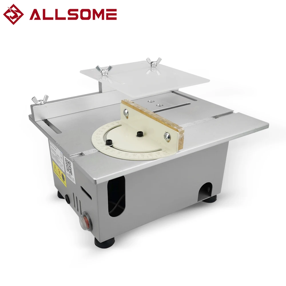 ALLSOME DC 12-24V T6 Mini Precision Table Saws DIY Wood Working Lathe Polisher Drilling Machine HT2828