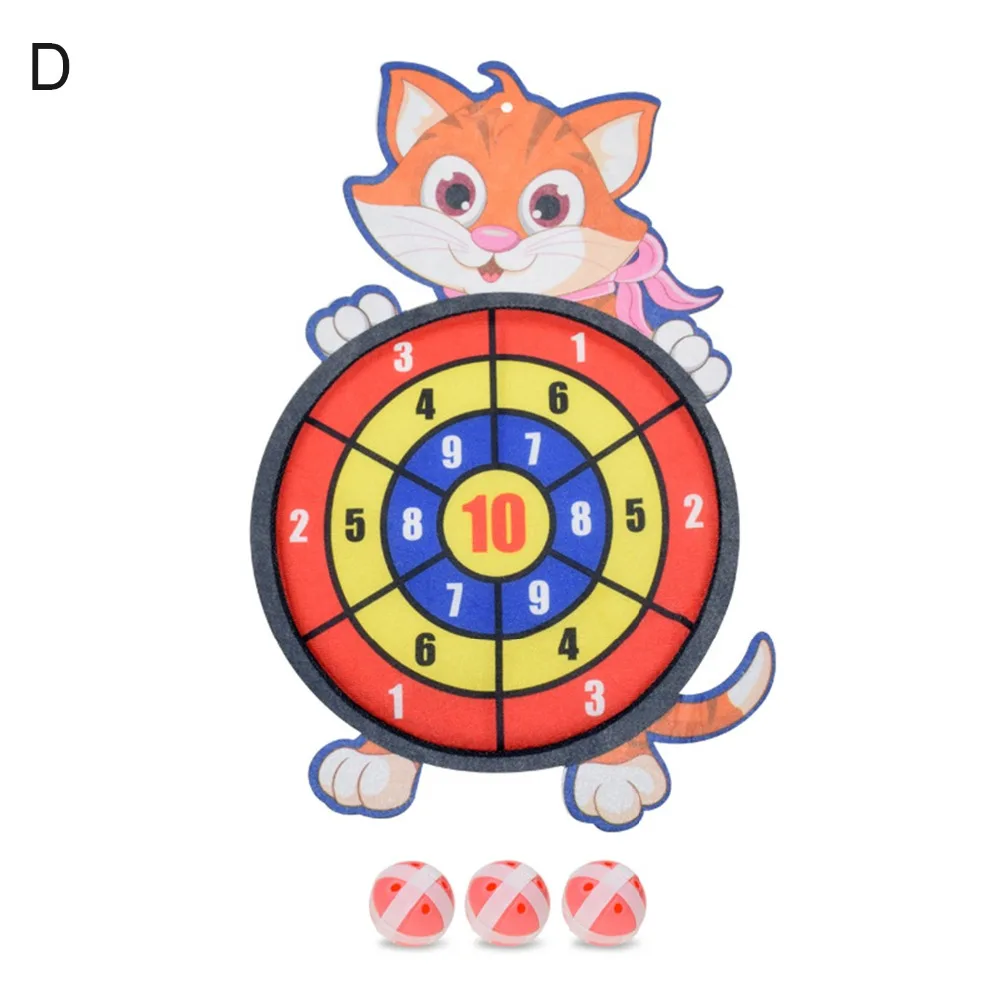 2019 Sticky Ball Darts Board Family Lawn Game Toys For Children Kids Sandbags Throwing Indoor Outdoor Parent-child Interaction