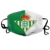 Испанский Re-al Betis Football Club Logo Face Mask Fashion Protection Mask Многоразовая Моющаяся С фильтрами PM2.5 Для Мужчин Женщин Детей