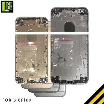 

Back Housing for iPhone 6 6g Plus Battery Cover Door Middle Frame Chassis for 6Plus with Side Buttons Sim Tray 4 Colors + IMEI