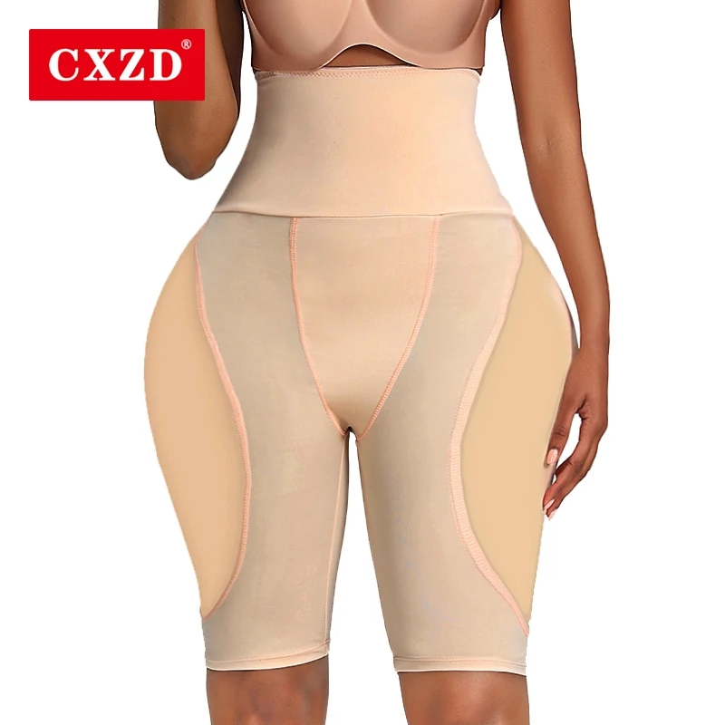 CXZD Women Body Shaper Pad Control High Waist Hip Fake Ass Thigh Slimmer Butt  Lifter Tummy Control Panties Shapewear Underwear - AliExpress