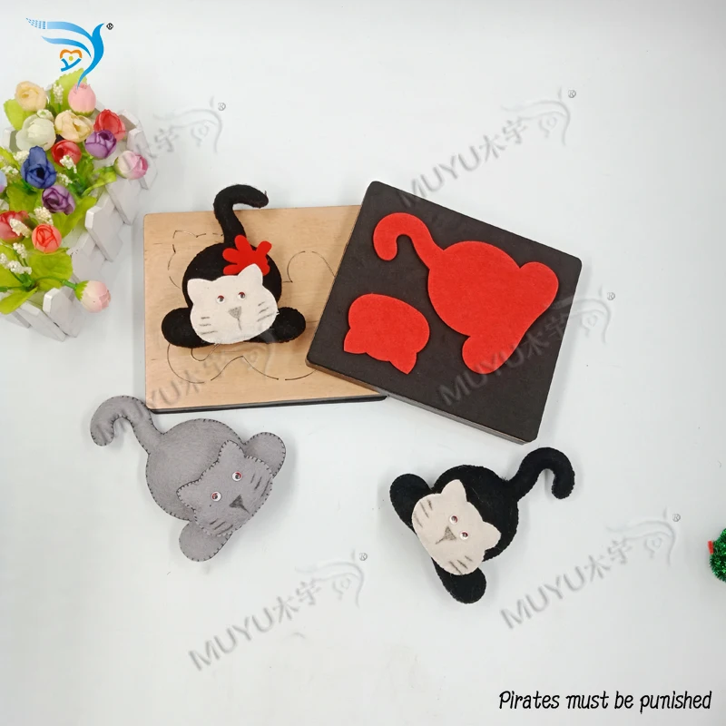 Кошка ручной работы DIY деревянная форма подходит для скрапбукинга подходит для рынка общая машина MY6043