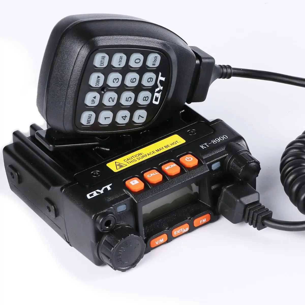 

QYT KT-8900 Quad Band Автомобильный мобильный радиоприемник 2-полосный радиоприемник Quad Display Mini Car Radio 25W Walkie Talkie