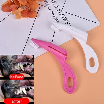 

Silicone Finger Toothbrush Dental Hygiene Brush for Small Large Dog Cat Pet