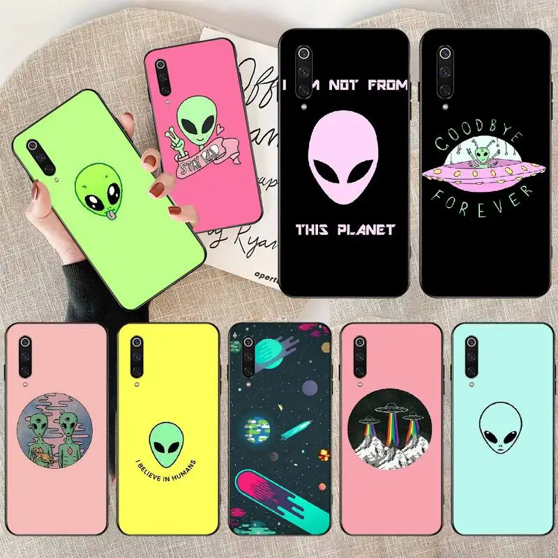 Роскошный чехол для телефона PENGHUWAN Alien Believe UFO DIY Xiaomi Mi9 9SE 8SE Pocophone F1 Mi8 Lite | Мобильные
