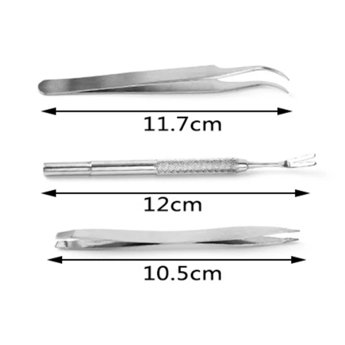 

Pet Dog Flea Remover Tick Removal Tool Stainless Steel Double Head Fork Tweezers Clip