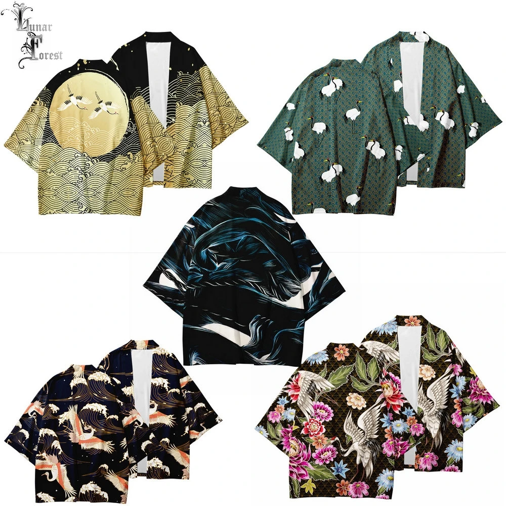 Японское кимоно Haori Yukata 3D печать Косплей женщин/мужчин мода лето Повседневная крутая короткий рукав