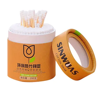 

Best Selling 2019 Products Bamboo Baby Cotton Swab Wood Sticks soft For Cleaning of Ears Baby's New Fashion maquillaje mujer