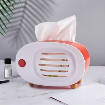 

Home Tissue Box Plastic Paper Towel Rack For Living Room Coffee Table Toilet Paper Holder Countertop Paper Dispenser Box
