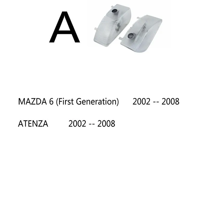  2PCS Led Car Door Welcome Light Laser Projector Logo Ghost Shadow Lamp For MAZDA ATENZA 6 8 MAZDA6  - 4000159896076