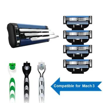 

DDPGGL Furious 3 Men Shave For Men Face Shaving Machines Stainless Steel Three Blade 8pcs for Mache 3 Body Wash