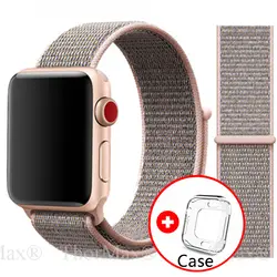 Ремешок для apple watch band Спортивная петля для iwatch band 42 мм 44 мм 38 мм 40 мм часы correa нейлоновый браслет ремень для apple watch 4 3 2