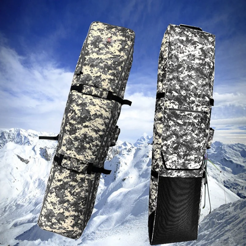 

166cm Camouflage Snowboard/Skis Bag Without Wheels | Skis Bag Snowboard Backpack large Capacity