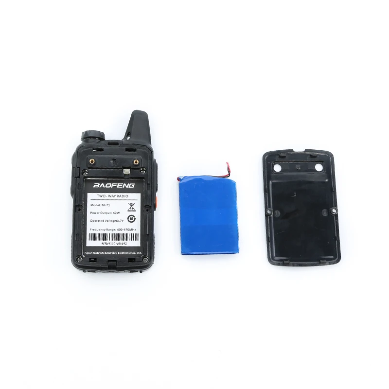 Baofeng T1 двухсторонняя радиостанция UHF 400-470 МГц FM трубка коммерческая и гражданская Беспроводная телефонная связь