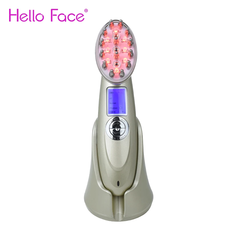 

Electric Hair Growth Comb Scalp Massage Anti Hair Loss Hair Repair Treatment RF Red Light EMS Vibration Hair Care Therapy