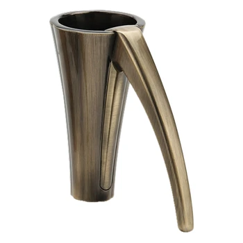 

Fashion-Bronze Metal Vertical Nutcracker Nut Sheller Funnel Walnut Clip Multifunctional Walnut Clip Sheller