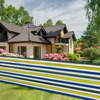 

Garden Privacy Screen Cover Fence Polyethylene Waterproof Durable Sun Protection Cover Shield Privacy For Yard Garden Backyard
