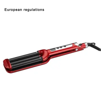 

Professional Barber Hair Curler Straightener Combs Ceramic Coating Curler Hair Salon Use With LCD Display Screen Beauty Women