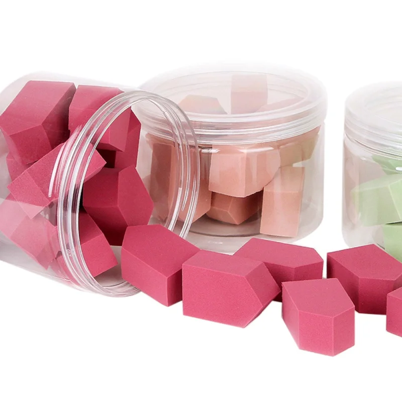 10 шт., новинка, спонж для макияжа, спонж для лица, основа для пудры, крем для макияжа, губка для красоты, косметическая, гладкая, слоеная, MKXJ