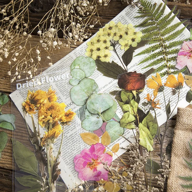 Weekend Flower Shop Series Decorative Stickers Scrapbooking
