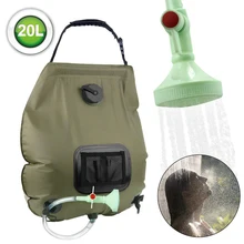 LinLimaoyi Heating Solar Shower Bag Outdoor Camping Solar Energy Heating Hot Water Shower Bag