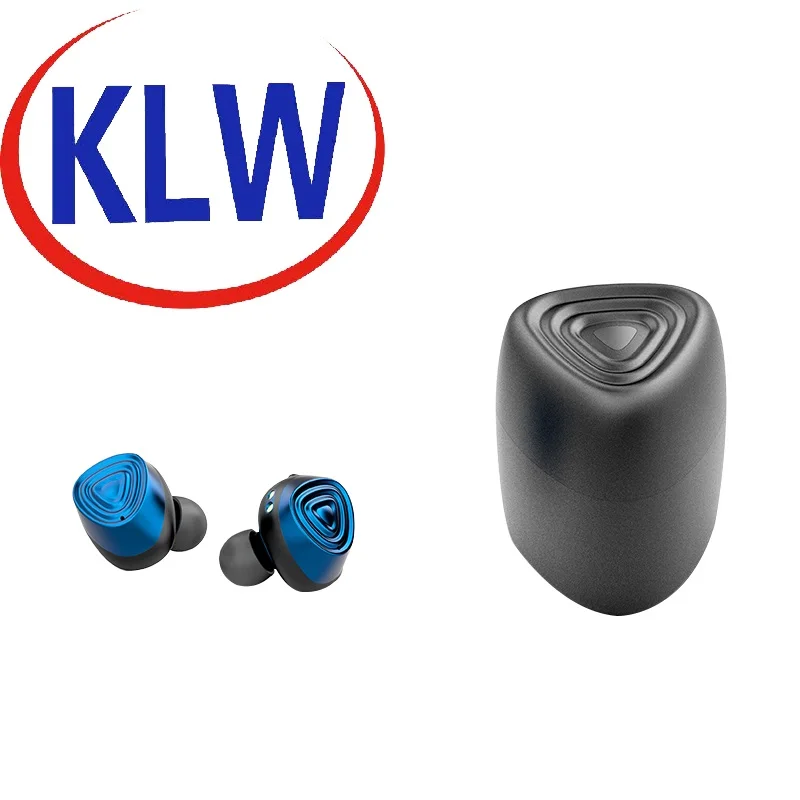 Новая частная модель D06 Смарт Bluetooth гарнитура true binaural 5,0 Автоматическое Сопряжение Беспроводная зарядка двойное шумоподавление TWS - Цвет: black