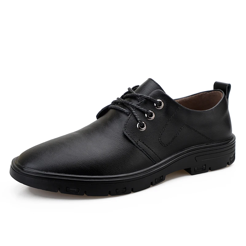 

New Men Casual Shoes Leather Men Business Shoes Lace Up Moccasins Men Flats Oxford Shoes for Men Fashion Male Shoes *007