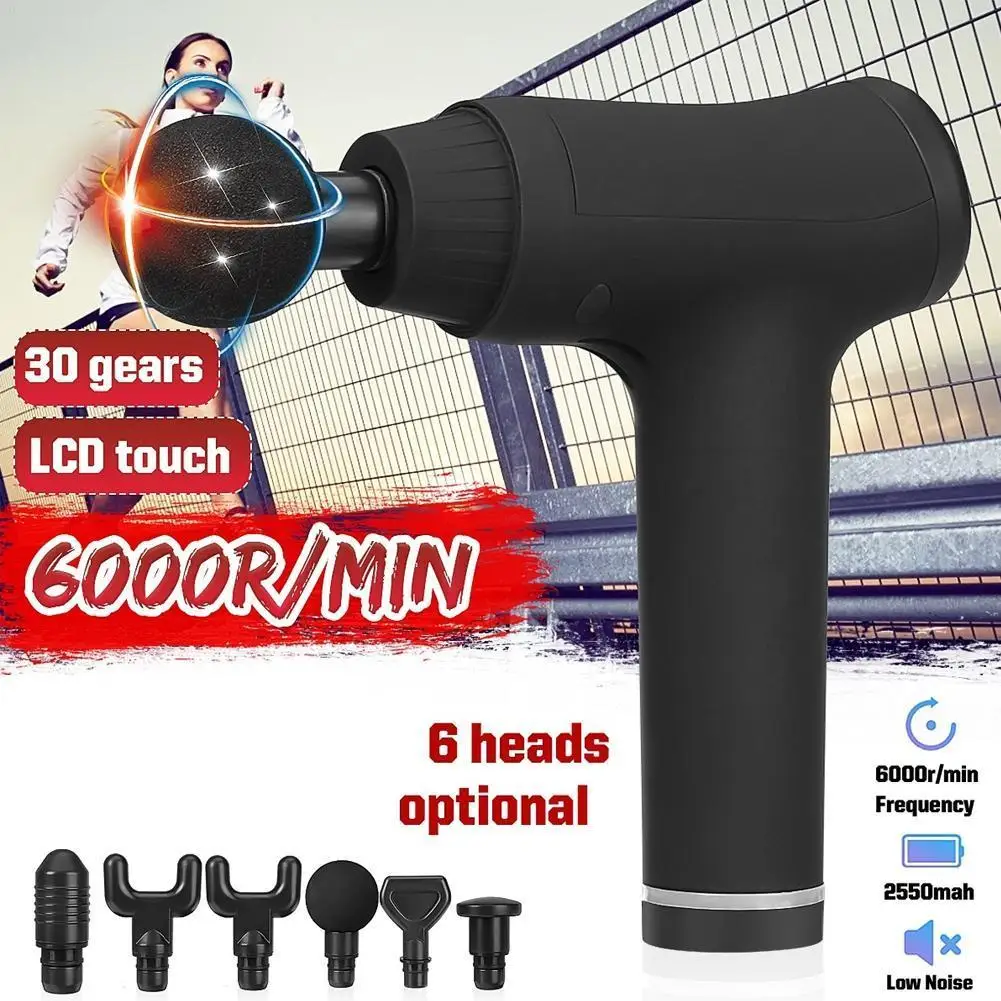 

Tissue Massage Gun Muscle Massager Muscle Pain Management Body Relaxation Shaping Tool Slimming Relief Exercising After Tra R6S1