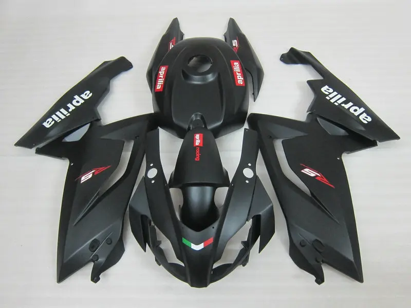 Комплект обтекателей для Aprilia RS125 06 07 08 09 10 11 RS 125 RSV125RR 2006 2011 матовый черный корпус +