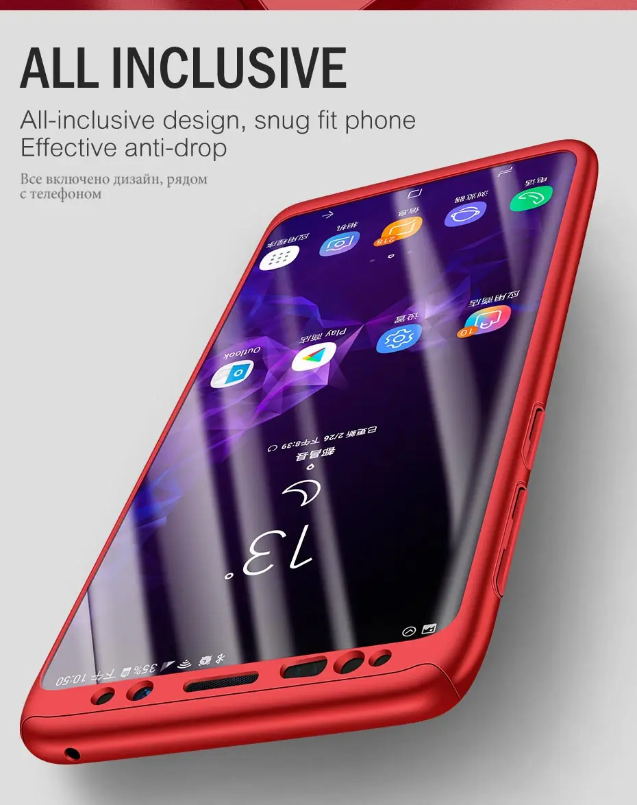 360 PC полный чехол для samsung Galaxy S10 Plus защитный чехол S10E S 10 чехол для телефона Galaxy S10 Plus Lite добавить мягкую пленку