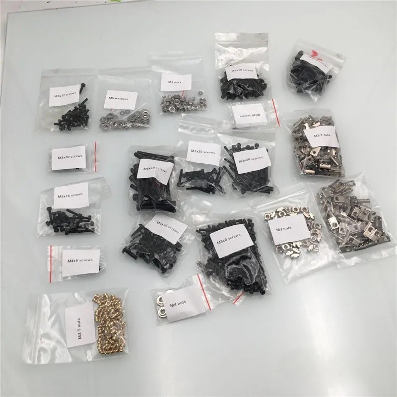 Voron 2.4 3d printer project fasteners screws nuts