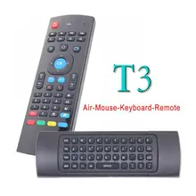 Цвет смешанные T3MC полный ключ Инфракрасный, обучаемый 3D пульт дистанционного управления Air Мышь дома Беспроводной клавиатура