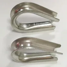 

200pcs for M2 wire rope Thimble Type 304 Stainless Steel M2 Rope Thimble