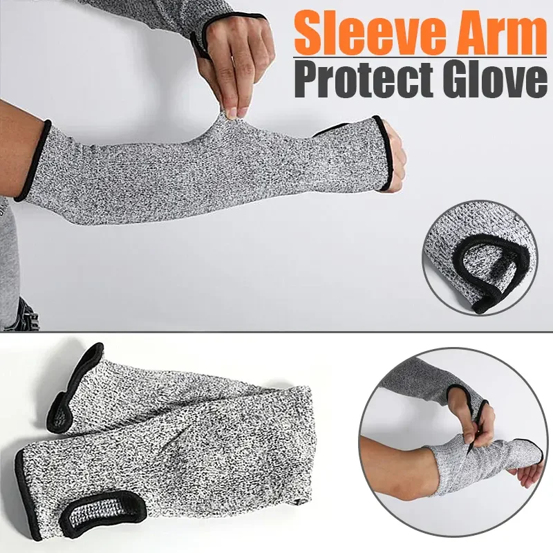 Cut Resistant Safety Sleeve Arm Protect Anti-cut Protective Working Glove