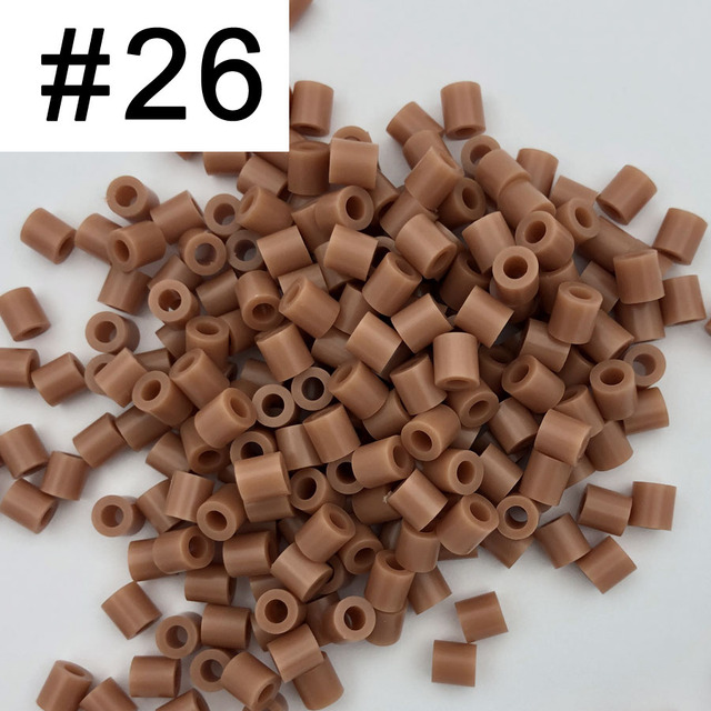 / 1000pcs perler PUPUKOU  fuse beads Pearly Iron Beads for Kids Hama Beads Diy Puzzles High Quality Handmade Gift Toy