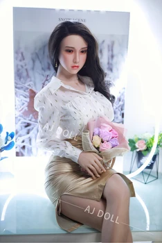 AJ 168cm Adult Life Full Size Silicone Sex Doll Skeleton Realistic Breast Love Doll Real