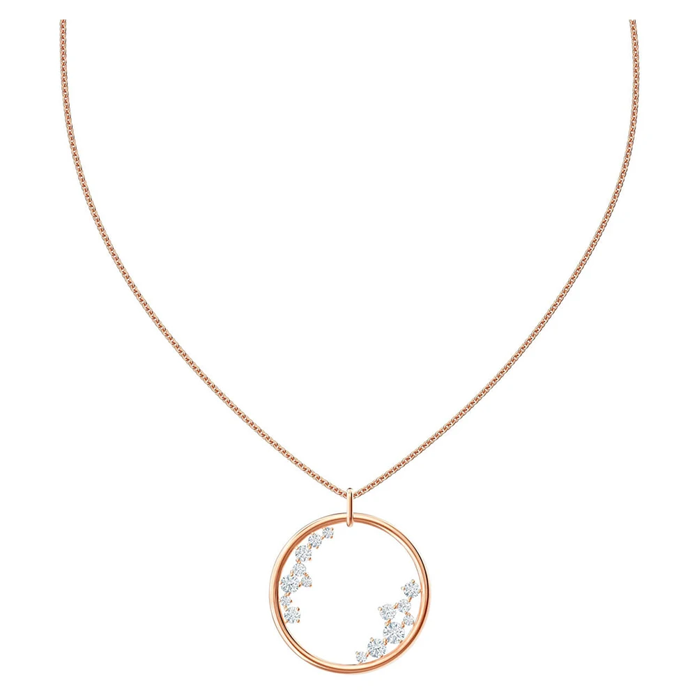 

SWA [New]MULIER 2019 NORTH Elegant Simple Joker Exquisite Female Necklace 5487069 Wild Jewelry Send Girlfriend Best Gift