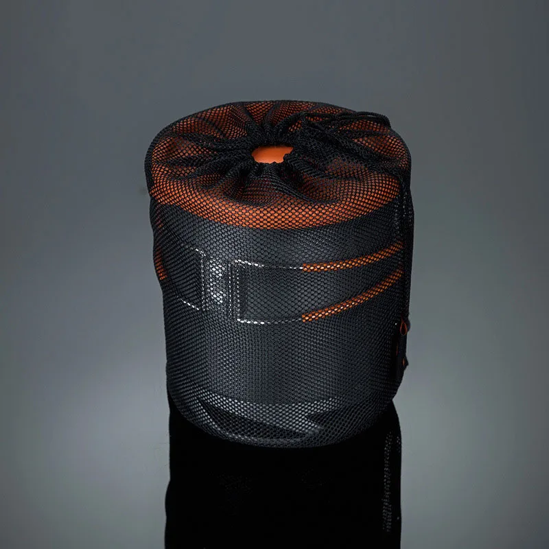 Skup 1L składane garnki FMC XK6 na zewnątrz naczynia grzewcze dla 1 ~ 2 narodów trwałe piesze wycieczki garnek kempingowy akcesoria ogrodnicze