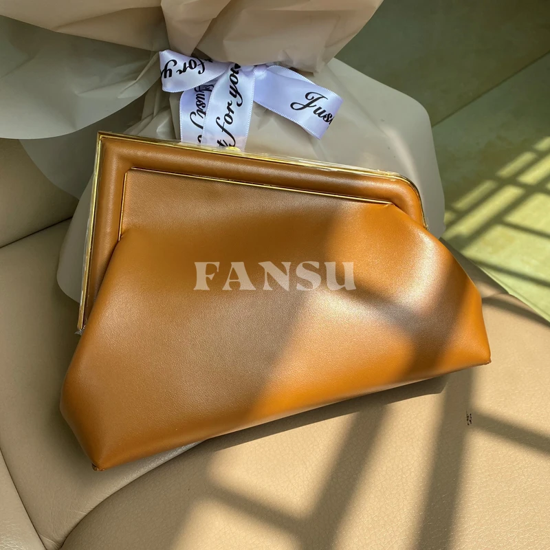 FANSU Frt новый модный простой зажим с металлическими краями для отдыха ручная