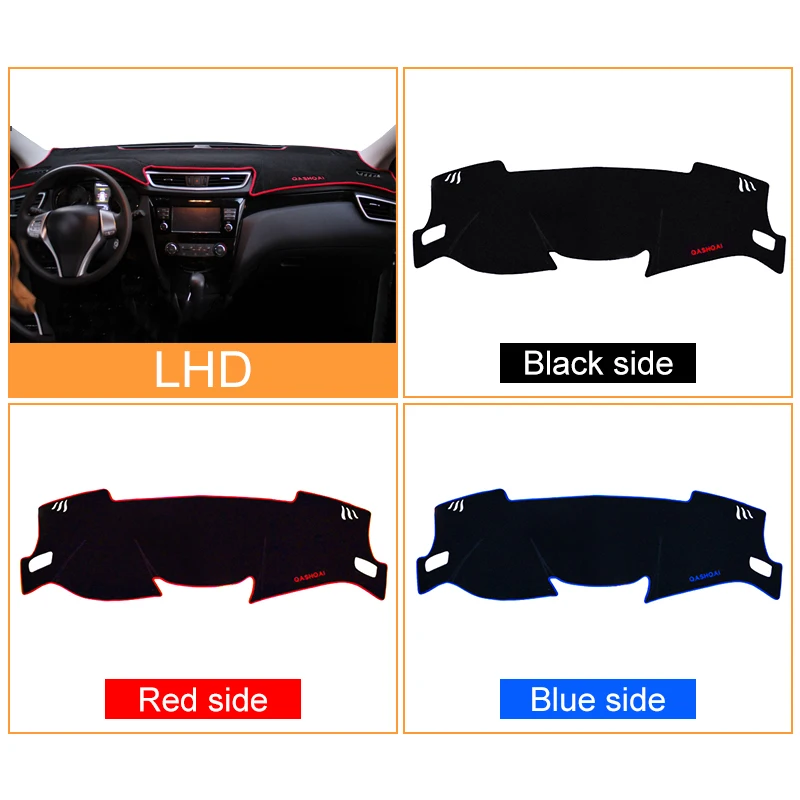 Skup Dla Nissan Qashqai J11 x trail X trai T32 2014 2016 2017 2018 2019 pokrywa deski rozdzielczej samochodu Mat odcień podkładki Pad dywany akcesoria