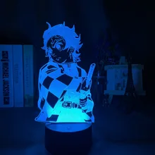 

3d Night Lamp For Child Bedroom Decor Nightlight Kids Led Night Light Demon Slayer Gift