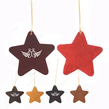 

Customized star shape bookmark creative custom logo products PU material book page mark cute small souvenir gifts new stationery