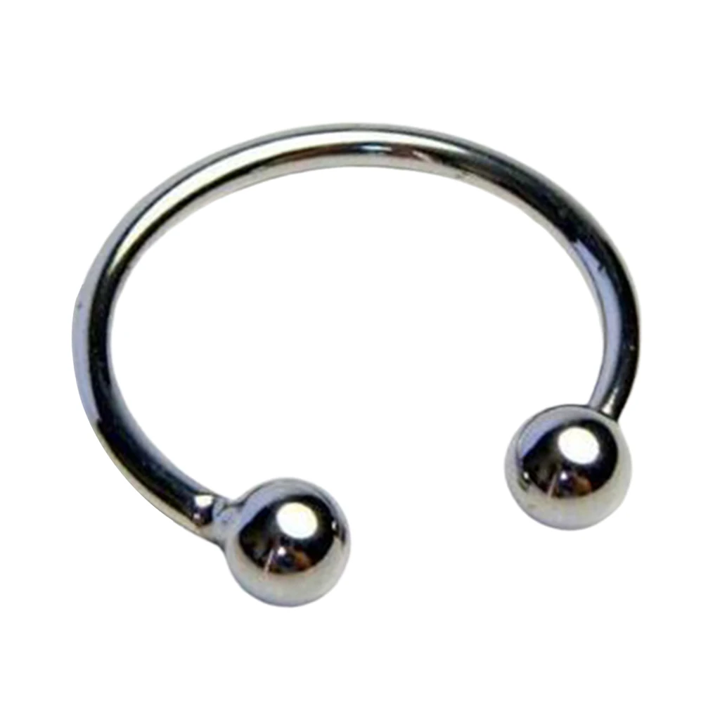 Penis Ring Polished Stainless Steel Male Delay Ejaculation Penis Ring Chastity Lock Device Sex Toys For Couple Sex Products