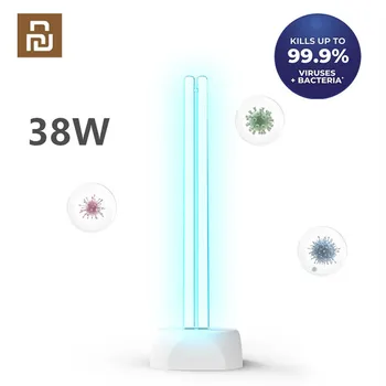 

Youpin Huayi Household Disinfection Sterilize Lamp 38W UV Ozone Germicidal Lamp 360° Light Disinfection 40㎡ Disinfect Sterilizer